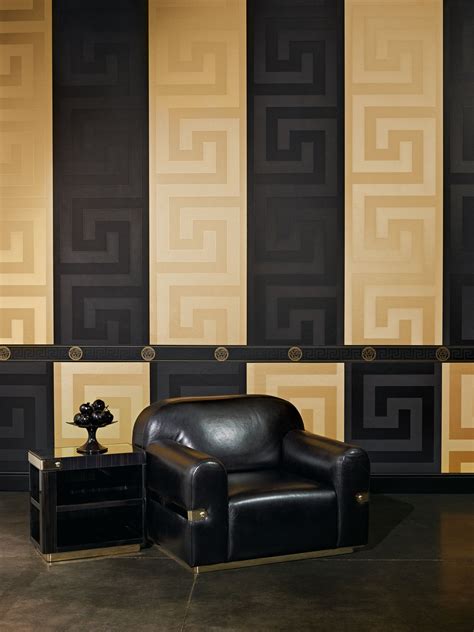 versace greek key wallpaper|Versace greek key.